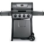 Barbacoa Napoleon Freestyle de 4 quemadores y 13600 W, color gris