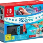 Consola Nintendo Switch 1.1 + Juego de deportes de Nintendo Switch (código de descarga en la caja) + 12 meses de NSO